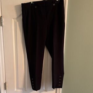White House Black Market Black Ankle Pants